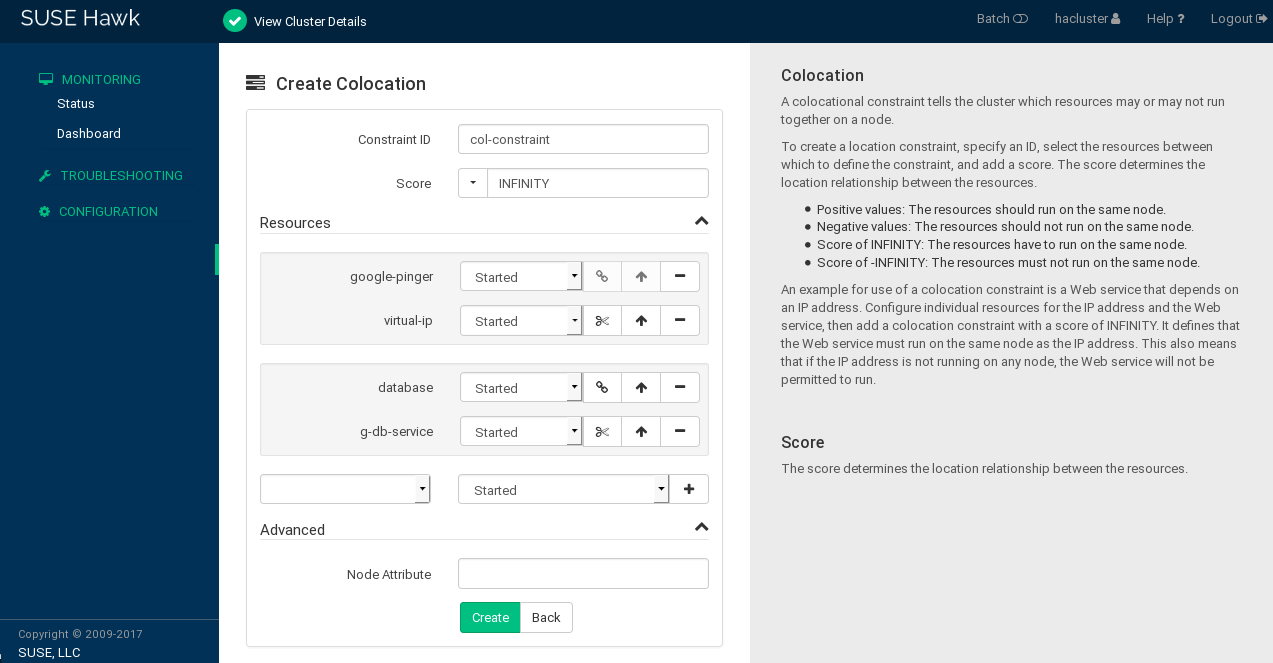 Hawk2—two resource sets in a colocation constraint Hawk2—two resource sets in a colocation constraint