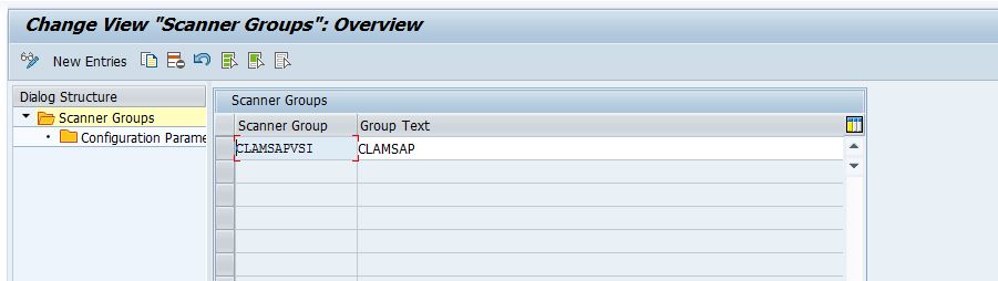 Edit View Scanner Group with editable table Edit View Scanner Group with editable table
