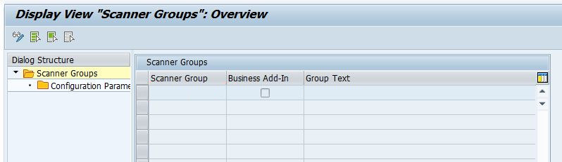 Edit View Scanner Group with editable table Edit View Scanner Group with editable table