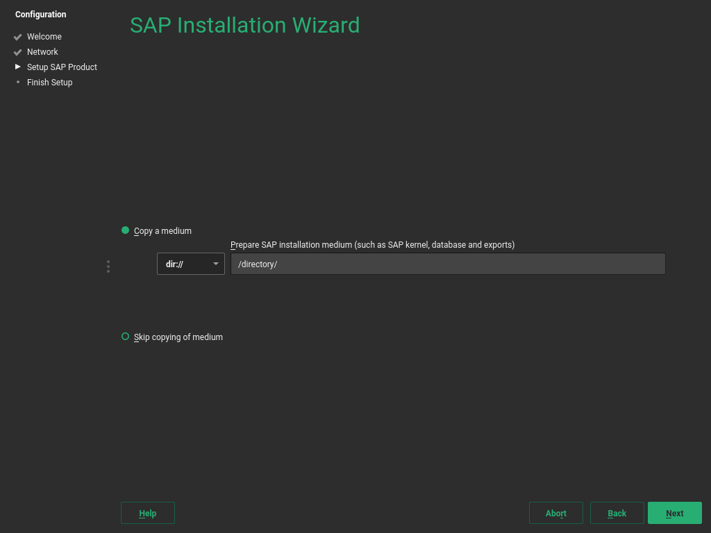 SAP Installation Wizard: additional Installation Media SAP Installation Wizard: additional Installation Media