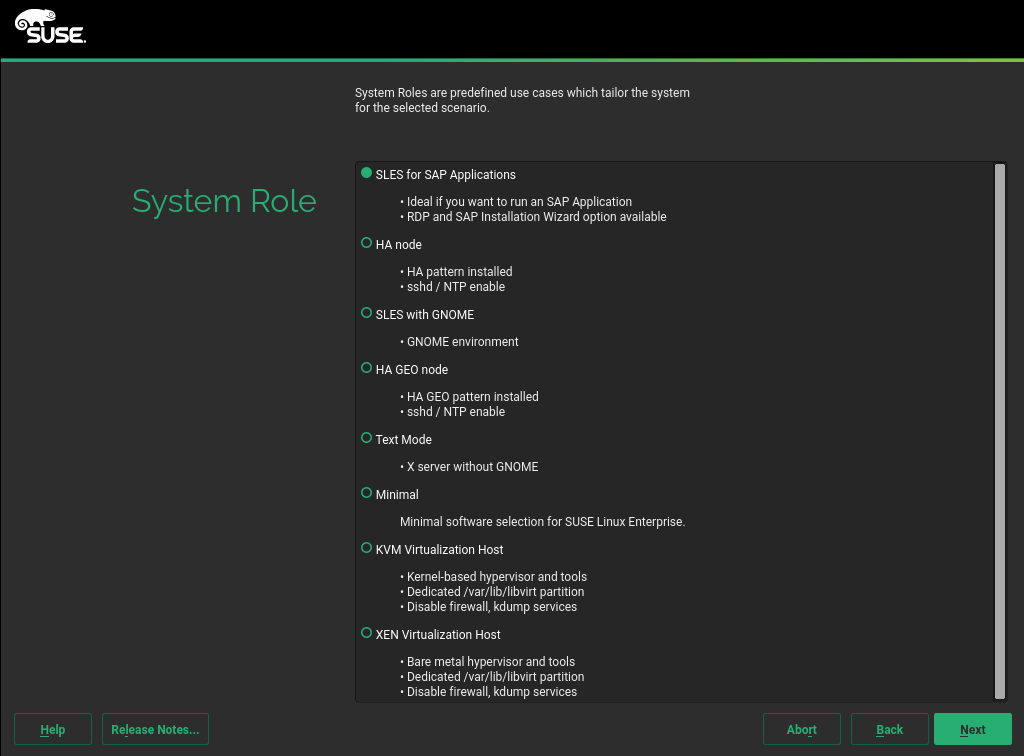 System role System role