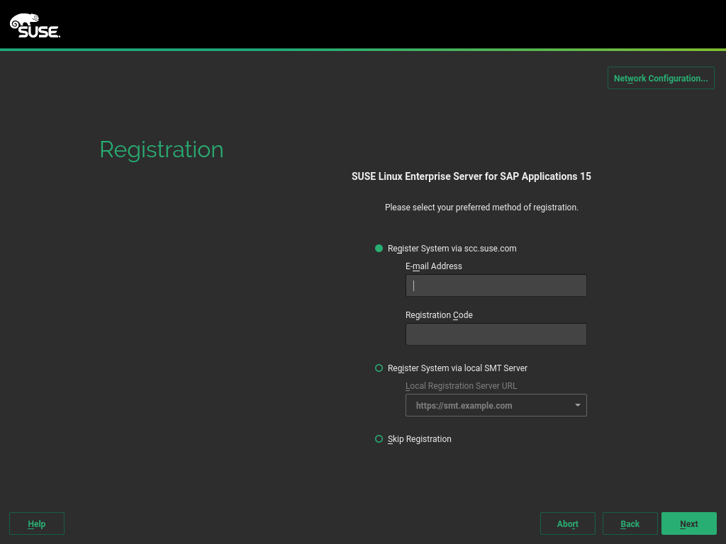 Registration Registration